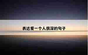 笑容爱一个人的句子