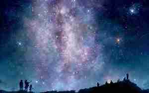 夜晚有星星的句子