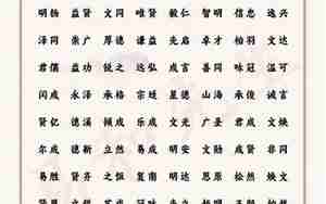 唐诗宋词取名100个