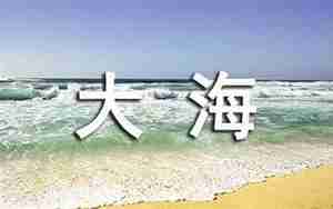 大海远处的句子