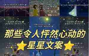 星星从天上的句子