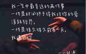 唯美爱情感人肺腑句子
