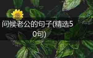 纪念老公的句子