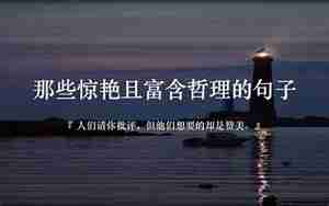 批评的句子