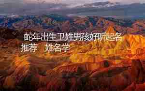 蛇年起名