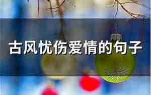 忧伤的精彩句子