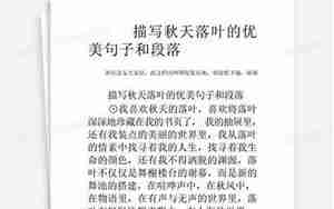句子和段落