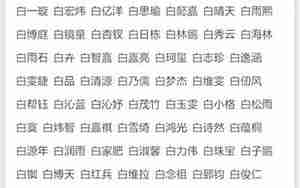 白起名字