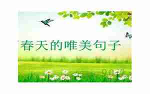描写不同季节的句子是