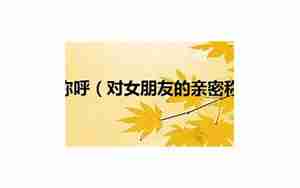 对女朋友怎么说话