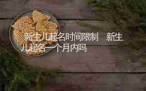 起名时间