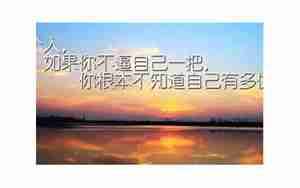 情感正能量的简短句子大全集